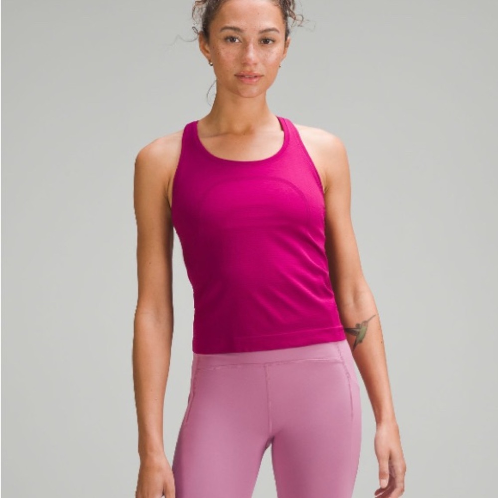Lululemon Swiftly Tech Cropped Racerback Tank Top